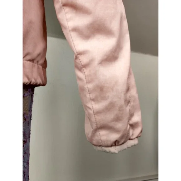 The North Face Womens WindWall CozyFleece Lined Hooded Jacket Peachy Pink Medium - Picture 9 of 16